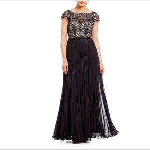Aidan Mattox Black Gown Sz 12/L